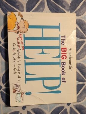 American Girl White, Blue & Red "The Big Book of Help" Hardcover